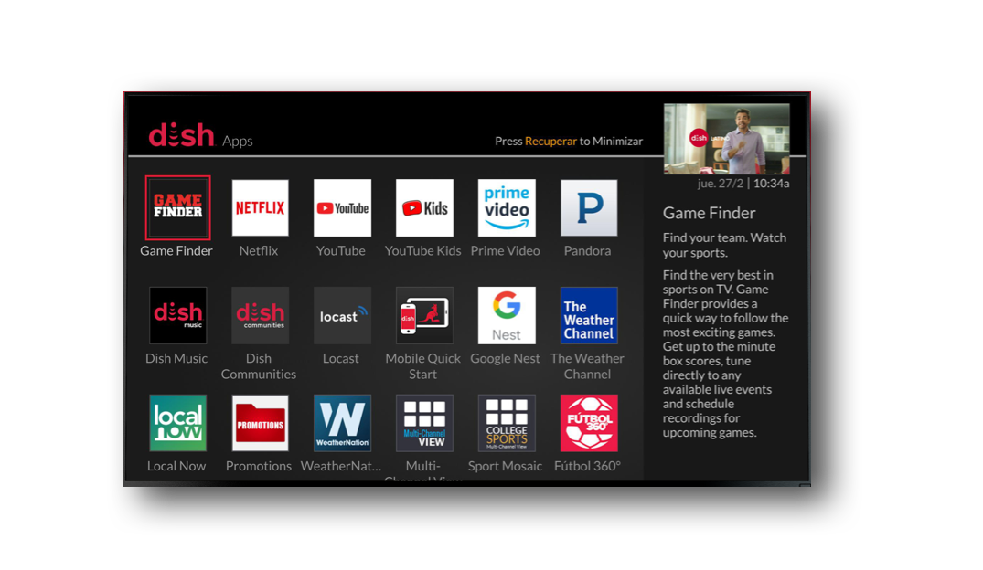 TV Image with access to Netflix